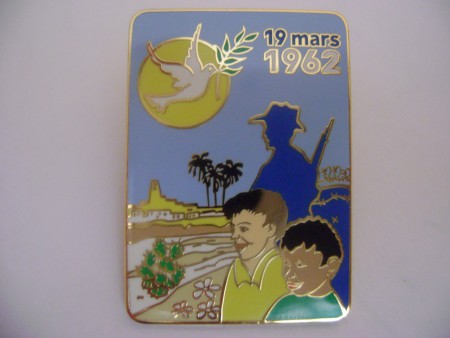 Pin's commemoration du 19 mars 1962